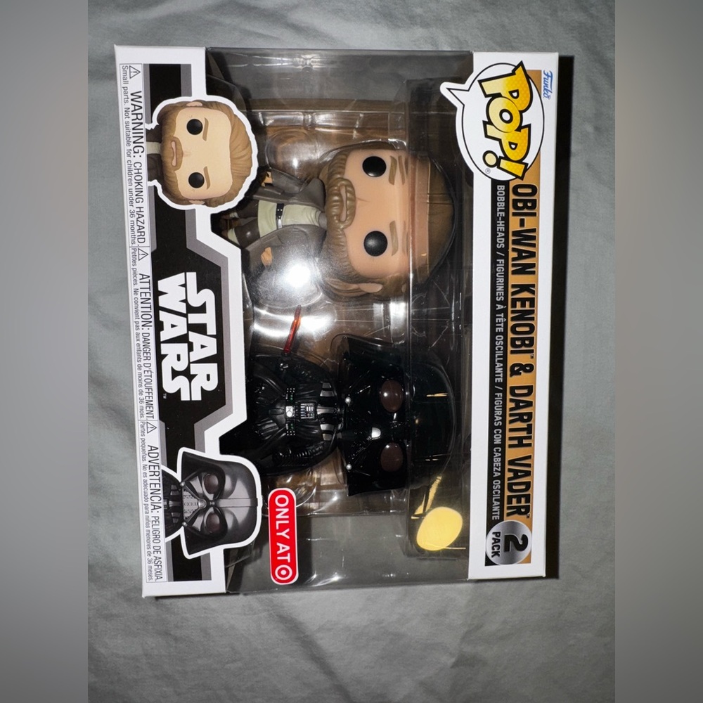 Funko POP! Star Wars Obi-Wan Kenobi & Darth Vader Figure Target Exclusive
